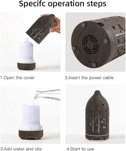 Essential Oil Diffuser, 7.1''x3.5'' Air Diffusers - Image 8