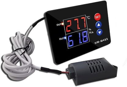 HW-M453 Digital Temperature Humidity Controller, Dual Output Relay - Image 2