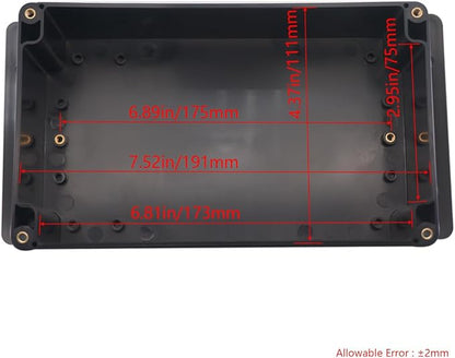 Project Box ABS Plastic Black Electrical Boxes IP65 Waterproof DIY Electronic - Image 3