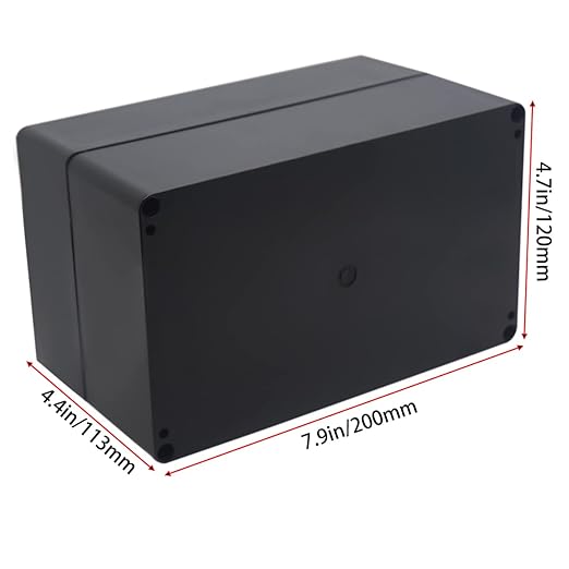 Watertight Junction Box, IP67 Waterproof Project Box Durable ABS Plastic - Image 2