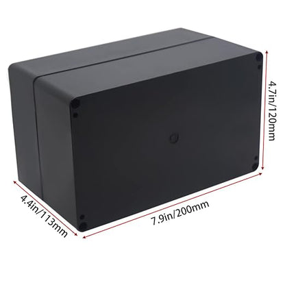 Watertight Junction Box, IP67 Waterproof Project Box Durable ABS Plastic - Image 2