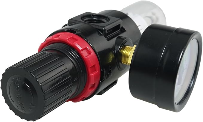 Air Pressure Regulator Mini Inline Filter Oil Water Trap Moisture Airbrush - Image 5