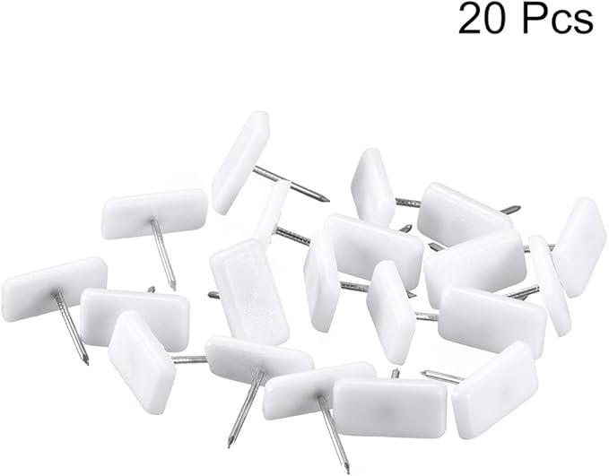 uxcell Furniture Feet Nail Plastic Glide Nails Square Chair Table Leg Protector - Image 3
