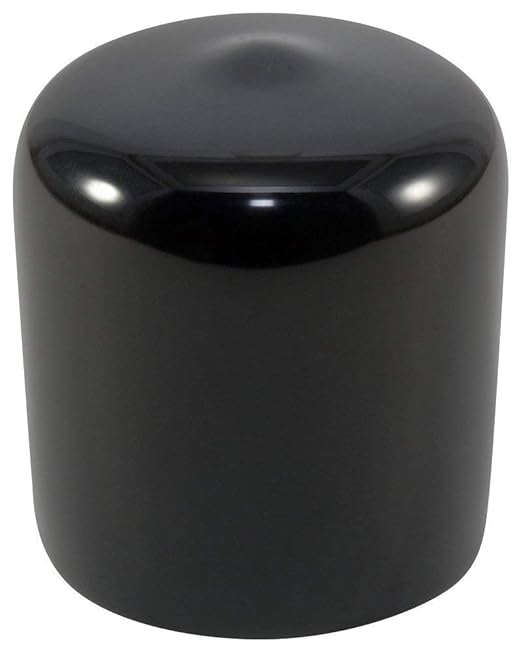Caplugs: 7/8" to 15/16" Round Black Vinyl Flexible End Cap Bolt Screw Rubber by Caplugs