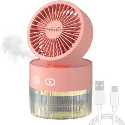 Personal Cooling Fan and Small Air Humidifier 350ml by frestar