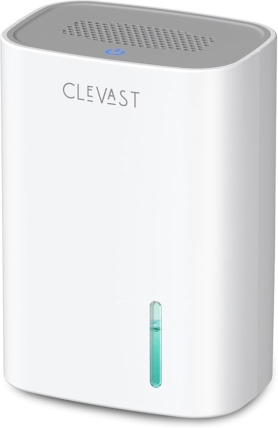 CLEVAST Dehumidifier for Home, 30oz Small Quiet Dehumidifier for Bathroom & by CLEVAST
