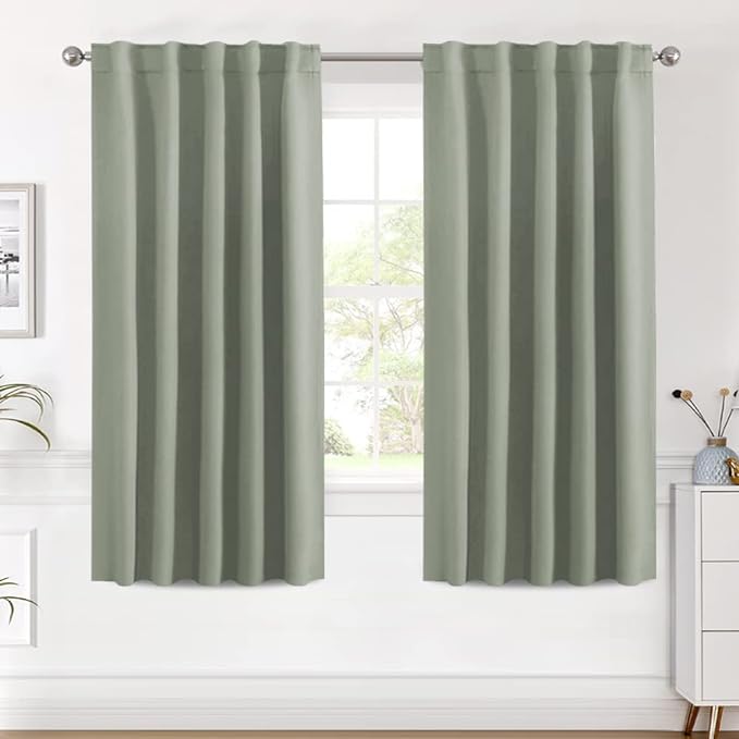 H.VERSAILTEX Blackout Curtains Thermal Insulated Window Treatment Panels Room by HVERSAILTEX