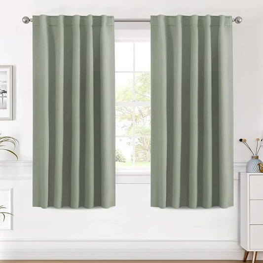 H.VERSAILTEX Blackout Curtains Thermal Insulated Window Treatment Panels Room by HVERSAILTEX
