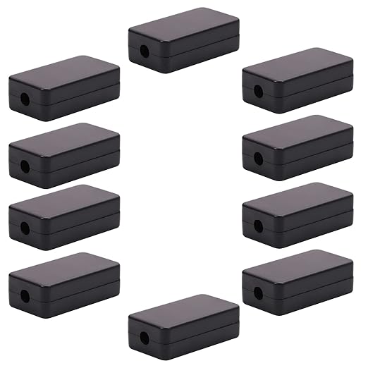 Fielect 10Pcs Dustproof Electronic Junction Box Plastic Enclosure Project Box by Fielect