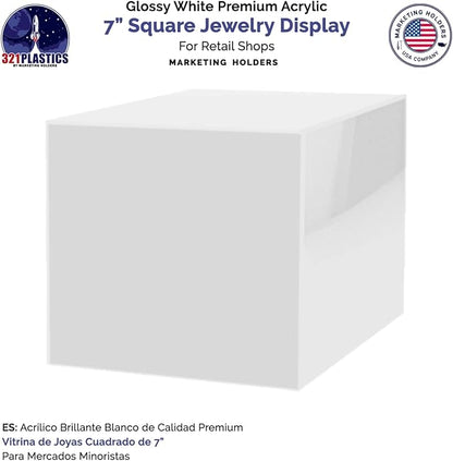 6 Pack 7 Inch Acrylic Display Box - Image 3