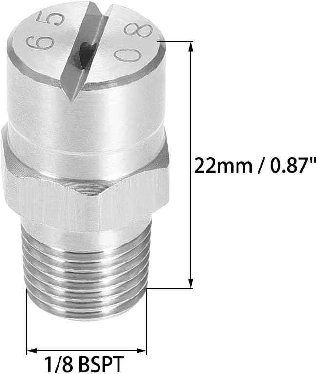 uxcell Flat Fan Spray Tip - Image 2