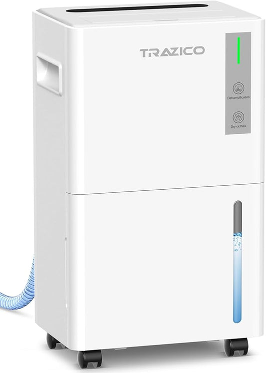 1500 Sq.ft Dehumidifier for Basement, Trazico 21 Pint Quiet Dehumidifiers for by Trazico