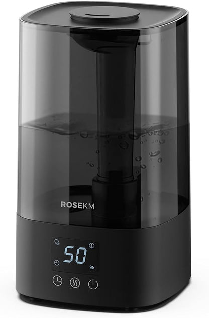 Automatic Humidifiers for Bedroom Large Room, 4.5L Cool Mist Humidifier for by ROSEKM