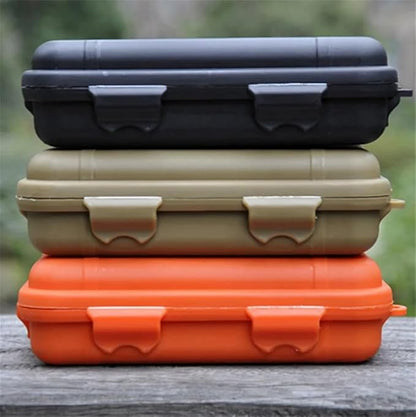 3PCS Outdoor Shockproof Waterproof Storage Boxes Survival Airtight Case Holder - Image 2