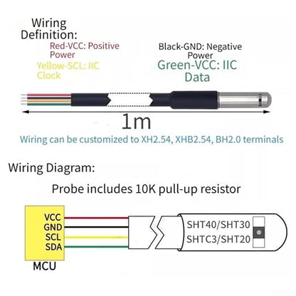 Environmental Sensor, Temperature Humidity and Pressure Sensor I2C Stainless - Image 3
