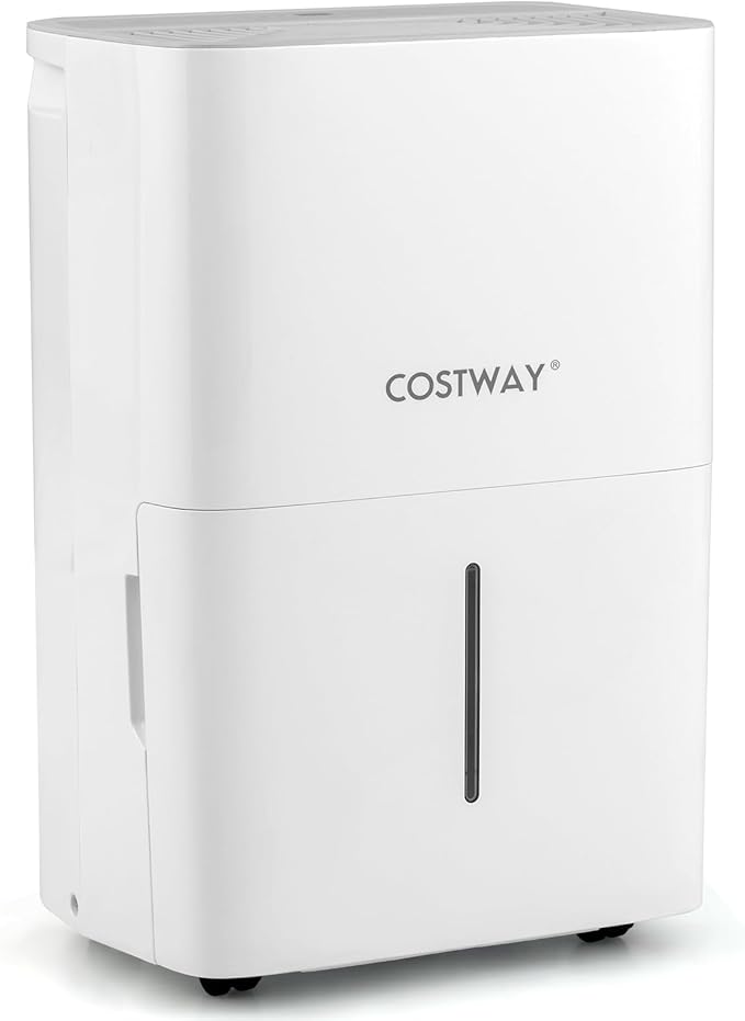 COSTWAY 65 Pints Energy Star Dehumidifier, 5000 Sq.Ft Portable Large Home by COSTWAY