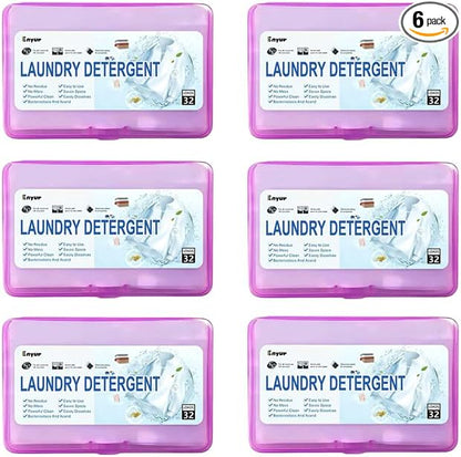 Laundry Detergent Sheets | Ultra-Portable | Travel Size | 192 Loads, 5-Second by Enyur