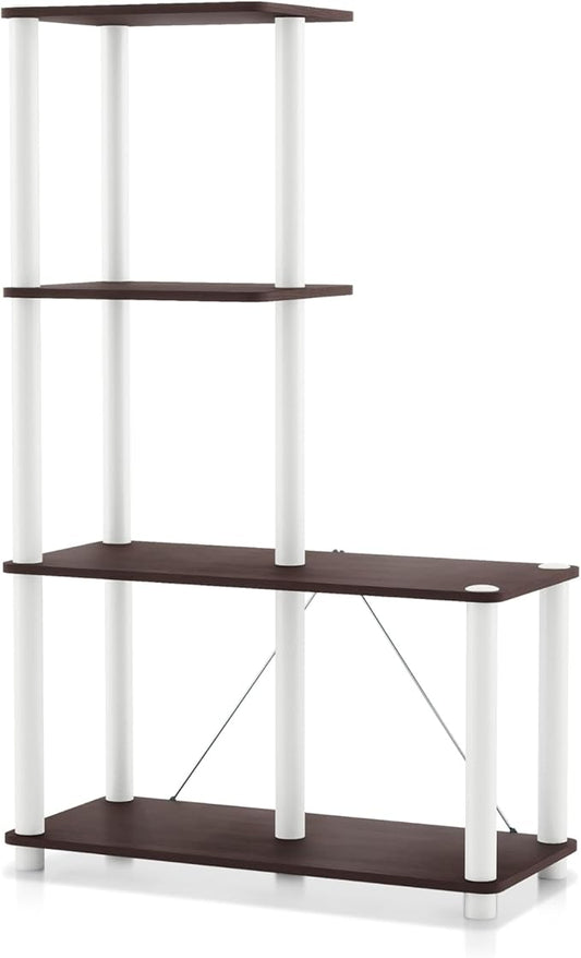 Homes: Inside + Out Apexa Modern 4-Cube Ladder Shelving Units, Collectibles by HOMESInsideOut