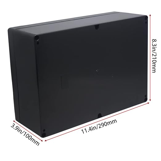 Watertight Junction Box, IP67 Waterproof Project Box Durable ABS Plastic - Image 2