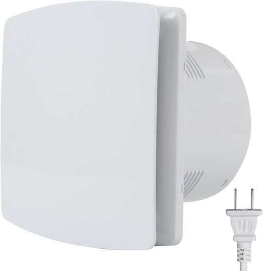 Bathroom Exhaust Fan, 6 inch Silent Ceiling and Wall Mount Ventilation Fan by Fepinc