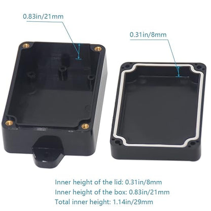 Zulkit Junction Box ABS Plastic Dustproof Waterproof IP65 Universal Electrical - Image 6