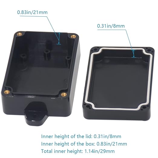 Zulkit Junction Box IP65 Waterproof ABS Plastic Universal Electrical Boxes - Image 6