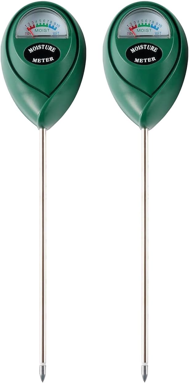 Soil Moisture Meter, 2 Pack Plant Water Meter Soil Meter Moisture Sensor by Hathdia