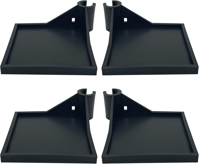 4 PCS Grow Tent Corner Shelf, 16 mm Grow Tent Accessories by Unknown