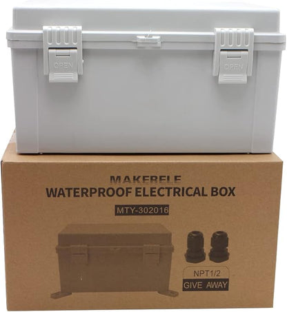 MAKERELE Waterproof Junction Box Outdoor Junction Box ABS Plastic Waterproof - Image 8