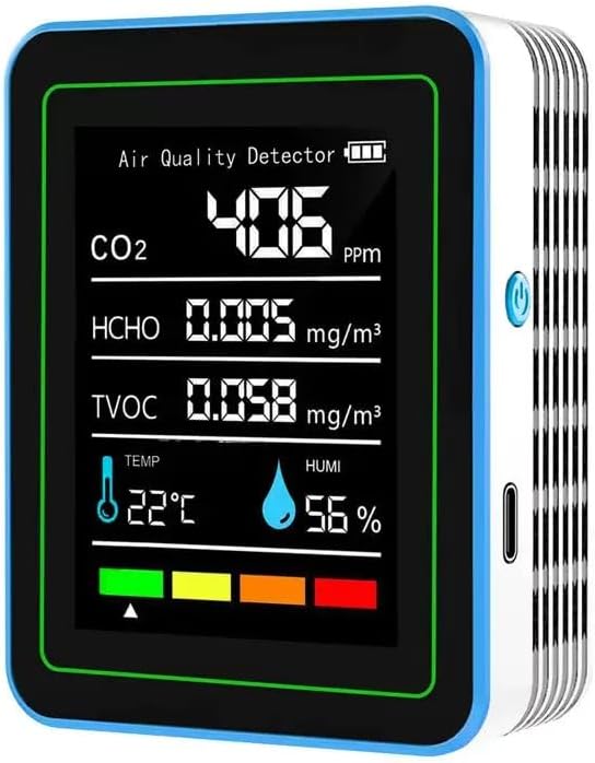 5-in-1 air Quality Monitor, Professional air Quality Detector by Unknown