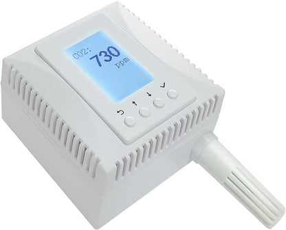 Indoor Air Quality Monitor, 3-in-1 Temperature Humidity CO2 Sensor, - Image 2