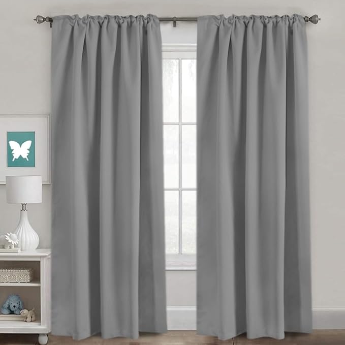 H.VERSAILTEX Blackout Curtains Thermal Insulated Window Treatment Panels Room - Image 2