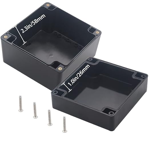 Watertight Junction Box, IP67 Waterproof Project Box Durable ABS Plastic - Image 4