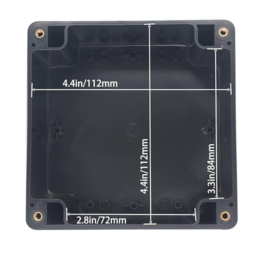 Watertight Junction Box, IP67 Waterproof Project Box Durable ABS Plastic - Image 5