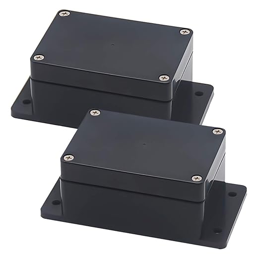 Zulkit Junction Box ABS Plastic Dustproof Waterproof IP65 Universal Electrical by Zulkit