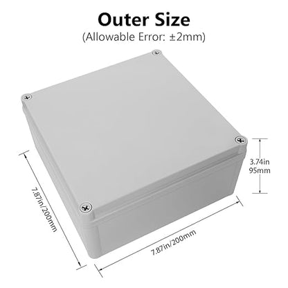 LeMotech Junction Box IP67 Waterproof Dustproof ABS Plastic Project Box - Image 2
