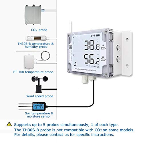 Ubibot Thermometer Hygrometer, Wireless Temperature Data Logger, Remote - Image 7