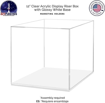 12" x 12" Clear Acrylic Display Box - Image 5