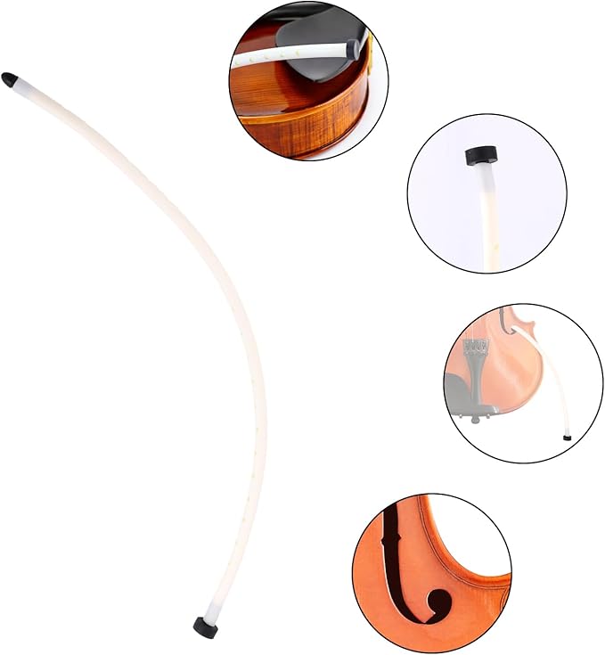 Violin Humidifier, Rubber Portable Violin and Viola Moisture F Hole Humidifier - Image 5