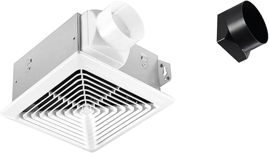Bathroom Exhaust Fan 80 CFM, 4-Inch Duct by Unknown