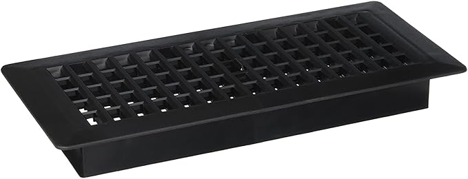 Decor Grates PL410ZIP-BLK-10 Louvered Plastic Floor Register, 4 x 10 Inches - Image 6