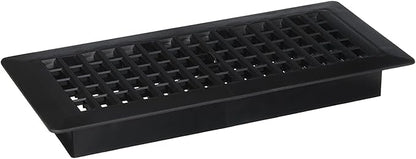 Decor Grates PL410ZIP-BLK-10 Louvered Plastic Floor Register, 4 x 10 Inches - Image 6
