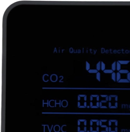 5-in-1 CO2 Detector Carbon Dioxide Monitor Battery Operated Indoor Air Quality - Image 5