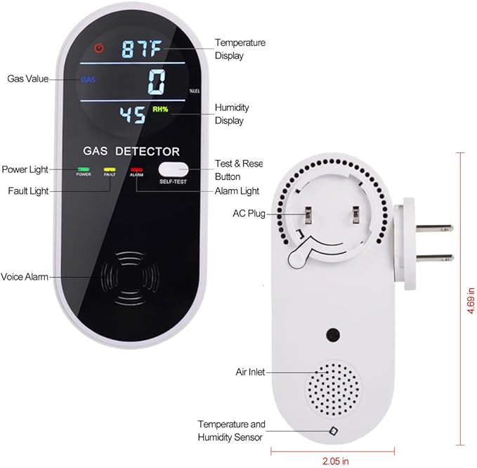 3-in-1 Combustible Gas Detector - Image 2