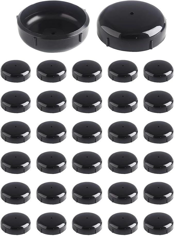 .-Inch Black Plastic Leg Glides by Unknown