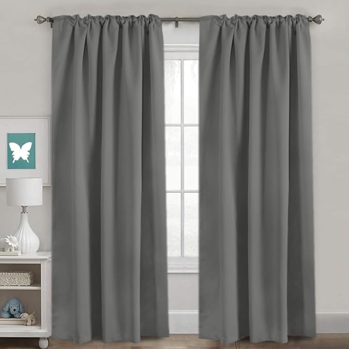 H.VERSAILTEX Blackout Curtains Thermal Insulated Window Treatment Panels Room - Image 2