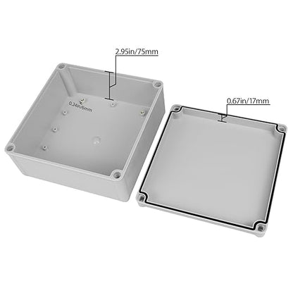 Junction Box, 7.9"x 7.9"x 3.7" Outdoor Electrical Box - Image 3