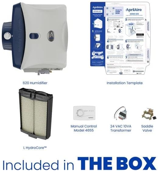 AprilAire 620M Whole-House, Large Bypass Evaporative Humidifier - Image 7