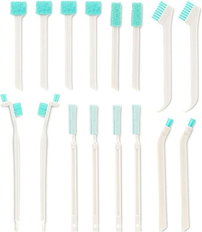 16 Pcs Crevice Gap Cleaning Brush Tool, 8 in 1 Detail Cleaner Brush by Jipaziy
