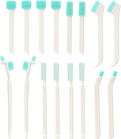 16 Pcs Crevice Gap Cleaning Brush Tool, 8 in 1 Detail Cleaner Brush by Jipaziy